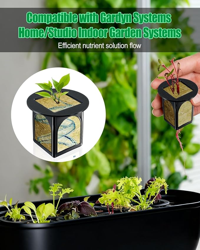 Hydroponic Planting Cup, Hydroponic Growing System Compatible with Gardyn Home/Studio Indoor Garden System, 15 Pack