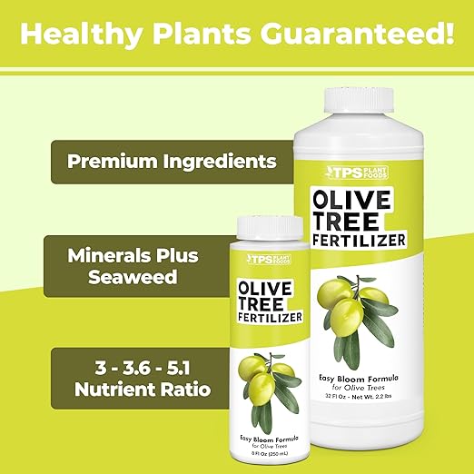Olive Tree Fertilizer – Liquid Plant Food for Bigger Harvests & Stronger Trees, 8 oz