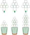 Trellis for Potted Plant Trellis Indoor, Stackable Indoor Trellis for Climbing Plants Support, 3 Pack Small Metal House Plant Trellis for Garden Vines, Flower and Christmas Tree