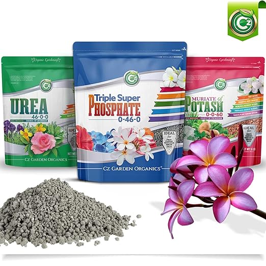Triple Super Phosphate 0-46-0 Fertilizer Made in USA - TSP Phosphorus Plant Food for Indoor/Outdoor Plants, Flower Gardens, Fruit and Vegetable Gardens, Holistic Herbs, Trees and More!