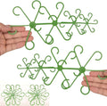 Plant Stem Support, Plant Support for Indoor Plants, 4 Sizes Climbing Houseplant Stem Supports, Plant Support Rings, Leaf Holders, Indoor Plant Stakes Stabilizer Accessories (8, Green)