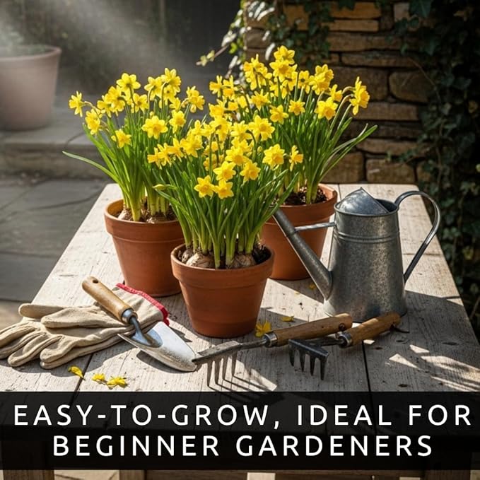 Yellow Dutch Master Daffodil Bulbs for Planting - Fresh Blooming Flowers, Easy to Grow Perennials (10 Bulbs)