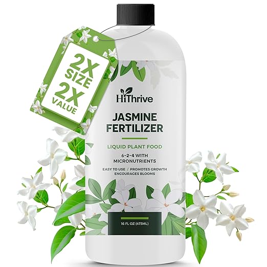 16oz Jasmine Fertilizer for Jasmine Plant Live - Makes 96 Gallons of Indoor Plant Food for Houseplants, Nutrient-Rich Houseplant Fertilizer - Ideal Outdoor & Houseplant Food for Vibrant Growth