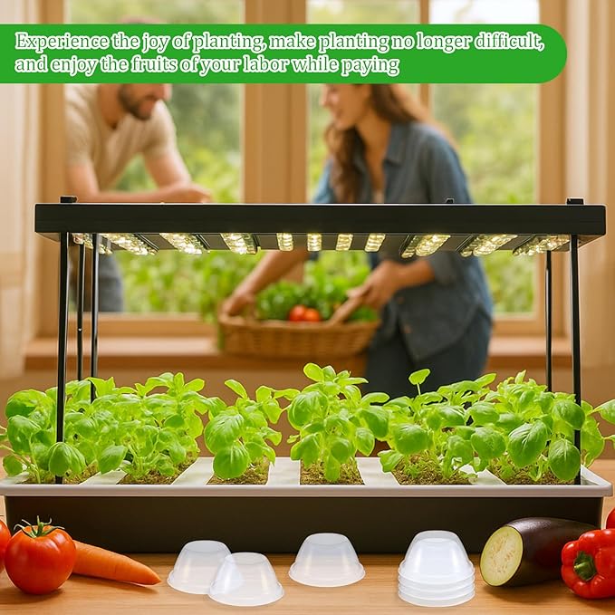 50 Pcs Humidity Domes for Plants Outer Diameter 4.7 cm/1.85 inch Replacement Grow Dome Hydroponic Cups Seed Starting for Growing Basket, Greenhouse, Hydroponic Growing System Flower Transparent
