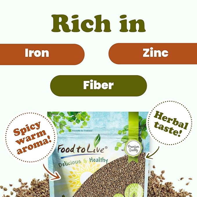 Food to Live - Celery Seeds, 1 Pound Bulk, Kosher