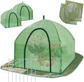 Portable Plant Cover Tent with Waterproof Base for Garden Indoor/Outdoor Tabletop Mini Greenhouse for Seed Starting Humidity Small Plants, Plant Protection from Animal for Raised Bed(XL - PE - 2PCS)