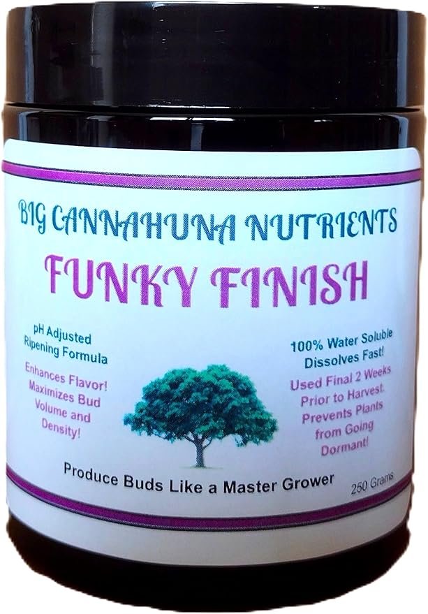 Big Cannahuna Nutrients Funky Finish - Premium Hydroponic Finishing Formula (250, Grams)