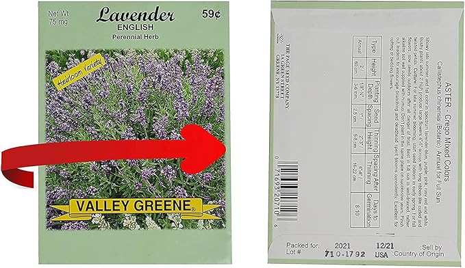 Set of 100 Flower Seed Packets - Flower Seeds in Bulk - 15 or More Varieties Available - Great for Creating Colorful Gardens (100)