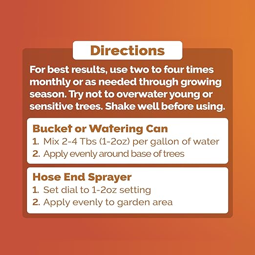Bloom City's Organic Citrus & Fruit Fertilizer – Liquid Plant Food for Bigger Harvests, Stronger Roots & Healthy New Growth, 32 oz