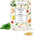 Woods Creek Seeds: Jalapeño TAM Hot Pepper Seeds for Planting - Over 180 Heirloom Non-GMO Jalapeno Seeds for Planting - Beginner Friendly Jalapeno Pepper Seed Pack for Indoor, Outdoor & Home Garden