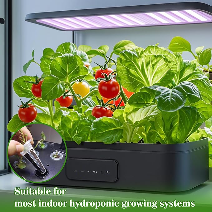 100 pcs Grow Sponges for Hydroponics Compatible with AeroGarden, Hydroponics Growing System Pods, General Hydroponics Rapid Rooter, Starter Plug for Seeds or Cuttings