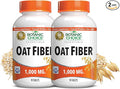 Botanic Choice Oat Fiber Dietary Supplement - Digestive Health for Women and Men - Pack of 2
