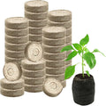 50mm 56 Pcs Peat Pellets Seed Starter Soil,Compressed Seed Starting Soil Peat Pellet for Seed Starting of Plants, Fruits, Vegetables, Flowers, Easy Planting and Transplanting