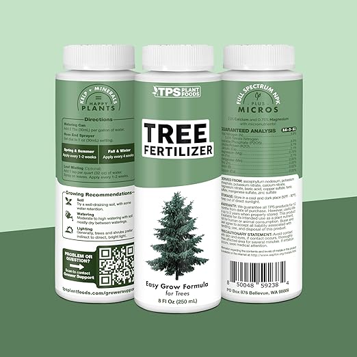 Tree Fertilizer – Liquid Plant Food for Stronger Roots, Fuller Foliage & Healthy Tree Growth, 8 oz
