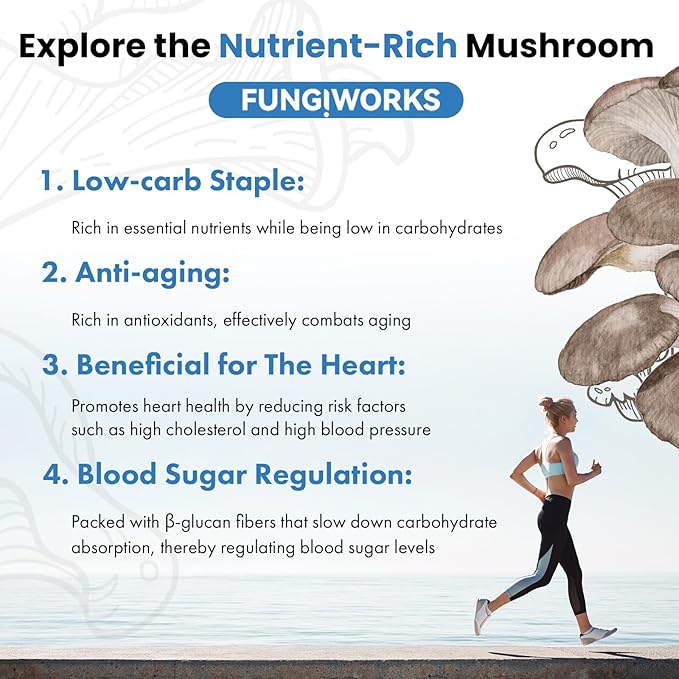 Organic Edible 4lbs Oyster Mushroom Growing Kit, Made in USA, Double-Side Mushroom Grow Kit Indoor, Harvest Gourmet Mushrooms in 10 Days, Top Gardening Gift, Holiday Gift