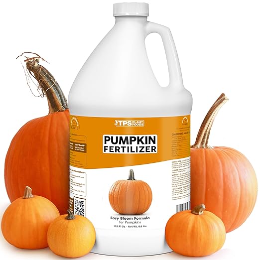 Pumpkin Fertilizer – Liquid Plant Food for Bigger Pumpkins, Vigorous Vines & Larger Harvests, 1 Gallon