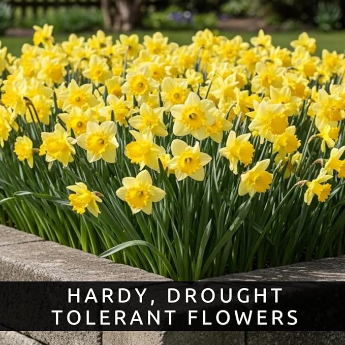 Yellow Dutch Master Daffodil Bulbs for Planting - Fresh Blooming Flowers, Easy to Grow Perennials (10 Bulbs)