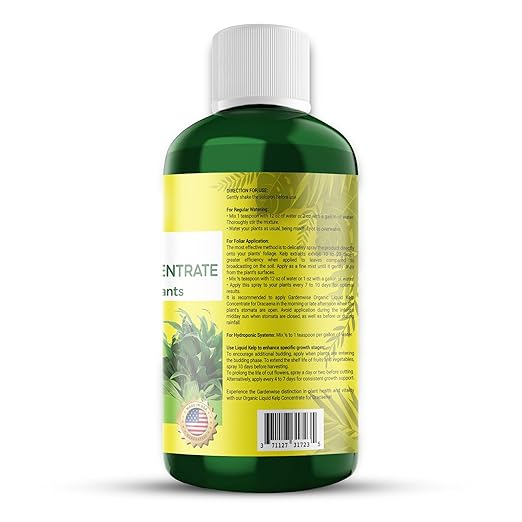 Liquid Kelp Fertilizer: Premium Dracaena Fertilizer - Plant Food for Dracaena - Organic Seaweed Fertilizer for Robust Growth (16 OZ)