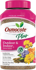 Osmocote Smart-Release Plant Food Plus Outdoor & Indoor1 - Granular, Continuous Release Plant Fertilizer with 11 Essential Nutrients, 1 lb.