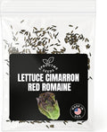 Fall & Winter Cimarron Red Romaine Lettuce Seeds for Indoor & Outdoor Growing – 500+ Non-GMO Heirloom Red Salad Green, High Germination (Lactuca Sativa)