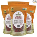 McCabe Organic Sun-Dried Red Chili Pepper - Dried Korean Variety Chili Peppers | Rich with Vitamin D & Minerals | USDA and CCOF Certified | Product of USA | 50g (Korean Variety) Pack of 3.