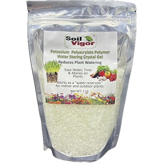 1LB Water absorbing crystals, polymer, soil moist Medium Size