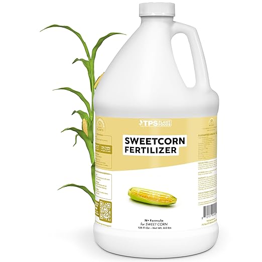 Sweet Corn Fertilizer – Liquid Plant Food for Bigger Ears, Vigorous Stalk Growth & Stronger Root Development, 1 Gallon