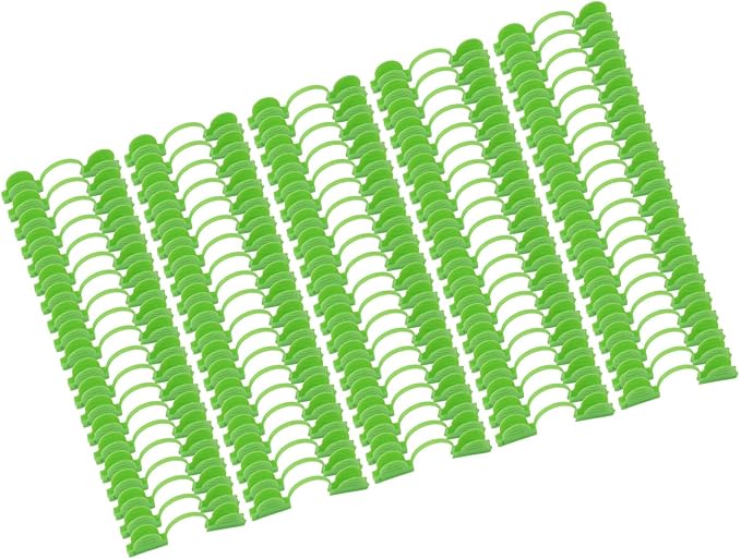 Acouto Greenhouse Arch Frame Double 100PCS Greenhouse Arch Frame Double Plastic Heating Press Film Clamp Heating Press Film Plastic Greenhouses & Plant Germination Equipment (4mm)