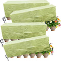 EJW Planter Cover, Plant Covers Freeze Protection,4 Pack 59"*17.7"x15.7" Planter Covers for Winter, Frost Cloths for Outdoor Plants, Raised Bed Covers for Winter.