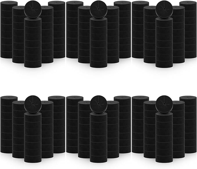 Lallisa 360 Pcs Clone Collars 2 Inch Foam Inserts for Hydroponic Cloning Machines Fits 2" Net Pots Reusable Collars for Hydroponics Plant Germination in DIY Cloner and Clone Machines (Black)