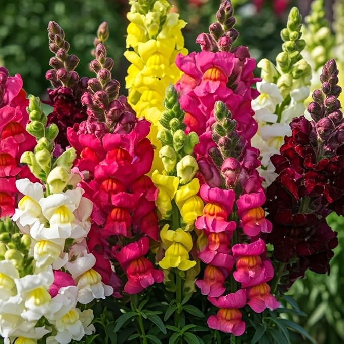 250+ Snapdragon Flower Seeds – Mixed Colors – Vibrant Spikes for Beds, Borders & Bouquets | Exotic Garden Flowers | Made in USA, Ships from Iowa.