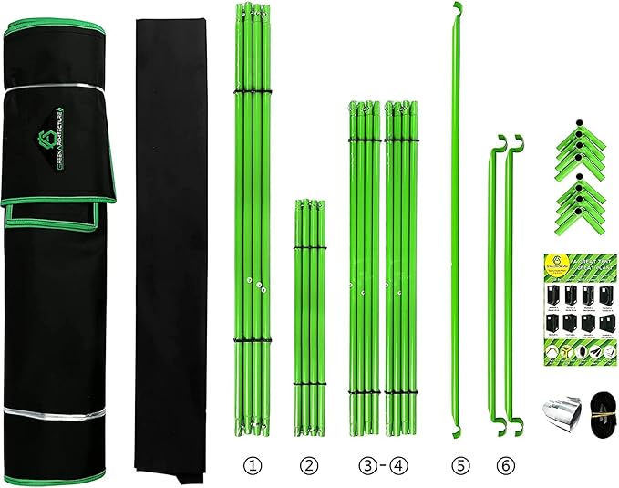GA Grow Tent 24x24x48 Reflective Mylar Hydroponic Grow Tent with Observation Window and Waterproof Floor Tray for Indoor Plant Growing 2x2 (24x24x48)