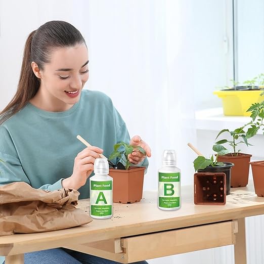 Liquid Fertilizer for Plants, Hydroponic Fertilizer, Hydroponic Nutrients Plant Food, Plant Growth Plant Food for Hydroponics Growing System