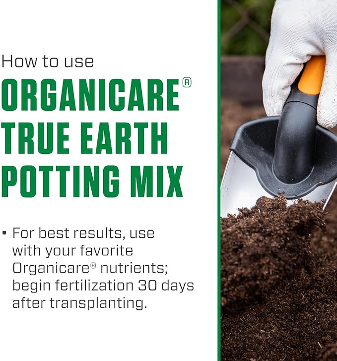 Botanicare Organicare True Earth Potting Mix, Organic Potting Soil, Indoor and Outdoor Containers, 22.75 lbs., 1.75 cu. ft.