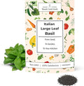 Woods Creek Seeds: Italian Large Leaf Basil Seeds for Planting - Over 2,900 Heirloom Non-GMO Italian Basil Seeds - Beginner Friendly Seed for Planting Herbs at Home, Outdoors, Indoors or Hydroponics