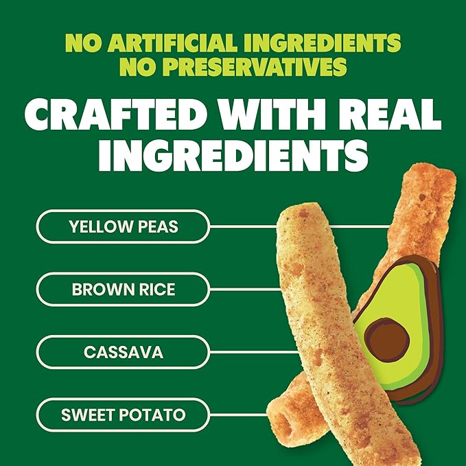 Jackson’s Super Veggie Straws Variety Pack (6.5 oz, Pack of 6) – Ranch, Cheddar, Sea Salt – Gluten Free, Made with Premium Avocado Oil, Veggie Chips, Snack Variety Pack, Veggie Straws Individual Bags