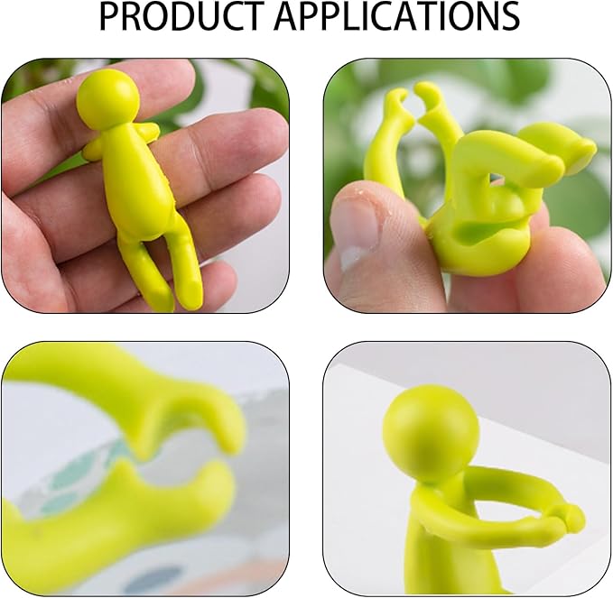 Plant Propagation Buddy, Plant Support Structures, Set of 6, Gifts for Plant Lovers, Plant Stem Support, Propagate Plant Holder, 3 Colors