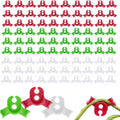 90pcs-Plant Bender, Trellis Clamps for Climbing Plants Garden Plant Grow Tools,Plant Training Clips, Lst Clips for Low Stress Training Plant Stem Support（White, red, Green）