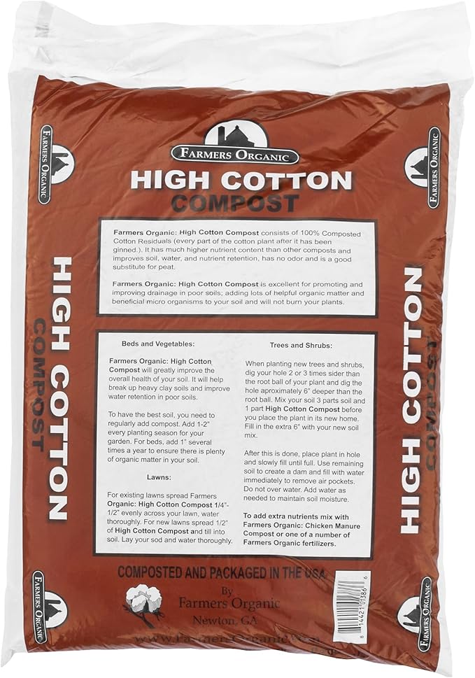 High Cotton Compost, 20 Quart Bag