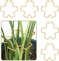 PRETTY JOLLY 5PCS Iron Monstera Plant Support Stakes Premium Plant Stand for Indoor & Outdoor Plants Practical Leaf Holders,Durable Trellis Accessories for Gardening Enthusiasts(Flower)