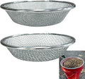 2Pcs Soil Sifter for Gardening Rock Sifter for 5gallon Bucket Dirt Sifter Garden Compost Sifter（1/4" Mesh & 1/8" Mesh）