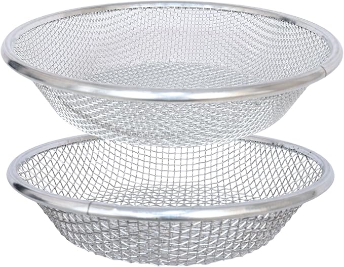 Soil Sifter for Garden Suitable for 5 Gallon Buckets (2 PCS 1/4in,1/8in)