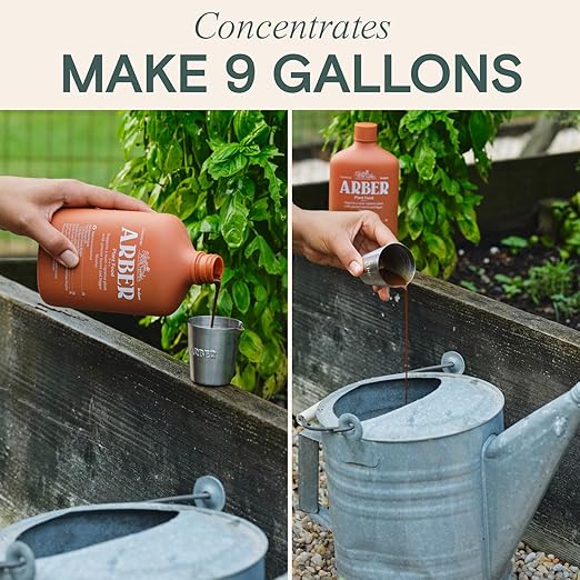 Organic Liquid Plant Food & Fertilizer – Indoor/Outdoor for Houseplants, Vegetables & Flowers, Monstera & Money Tree – OMRI Listed, Pollinator Safe – Easy Weekly Mix (Nutrition & Health Set)