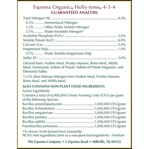 Espoma HT4 4 Lbs Holly-Tone Plant Food 4-3-4