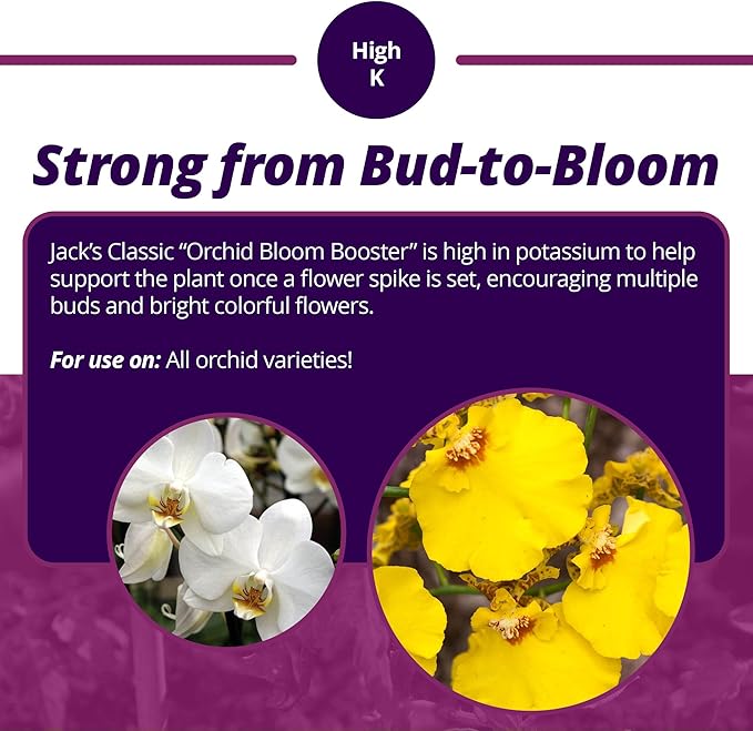 Jack's Classic 3-9-6 Orchid Bloom Booster Liquid Plant Food with Micronutrients, 8 fl. oz.