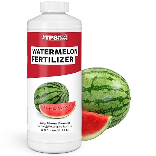 Watermelon Fertilizer – Liquid Plant Food for Bigger Melons, Vigorous Vines & Stronger Root Development, 32 oz