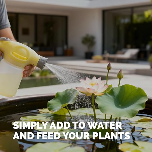 Lotus Fertilizer – Liquid Plant Food for More Blooms, Stronger Roots & Healthy Aquatic Growth, 32 oz