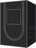 2x2 Grow Tent 24"x24"x36" Grow Tents 600D Mylar Hydroponic Indoor Plants Growing Tent with Floor Tray Grow Room