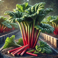 Rhubarb 'Victoria' Seeds – Perennial Vegetable (Rheum × hybridum) | Heirloom Variety, Tart Flavor, Cold-Hardy & Heavy-Yielding