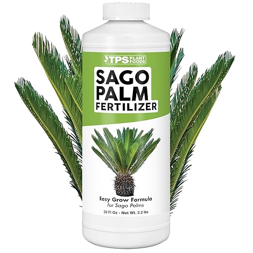 Sago Palm Fertilizer – Liquid Plant Food for Rich Green Fronds, Stronger Roots & Healthy New Growth, 32 oz